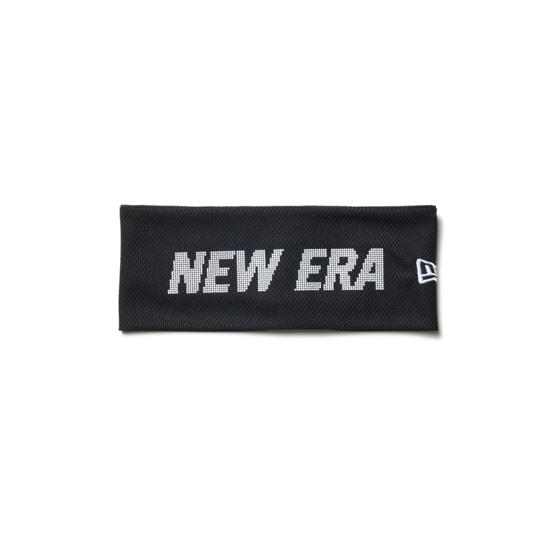 NEW ERA WORDMARK LOGO BLACK HEADBAND