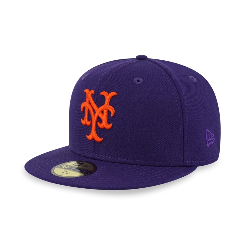 NEW YORK METS COOPERSTOWN ROYAL PURPLE 59FIFTY CAP