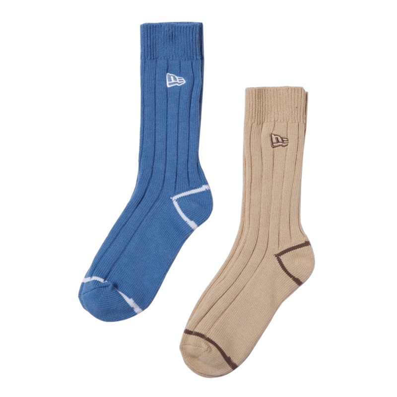 SAN DIEGO PADRES COMFORT KHAKI CREW SOCKS & NEW YORK YANKEES BLUE CREW SOCKS (2 PACK)