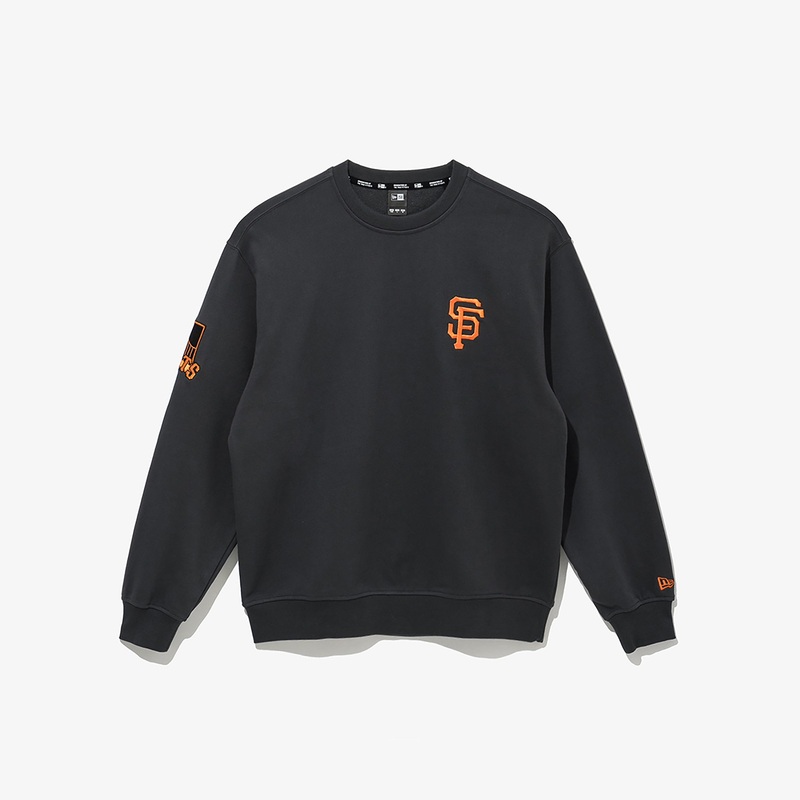 SAN FRANCISCO GIANTS TEAM LOGO CHARCOAL SWEATSHIRT