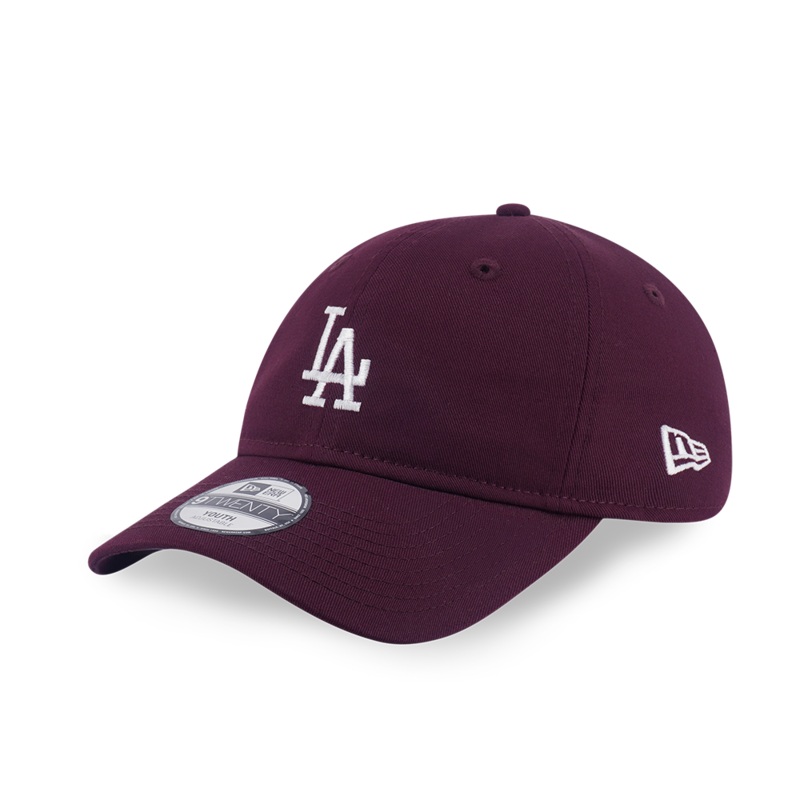 LOS ANGELES DODGERS COLOR ERA MAROON RED KIDS 9TWENTY CAP
