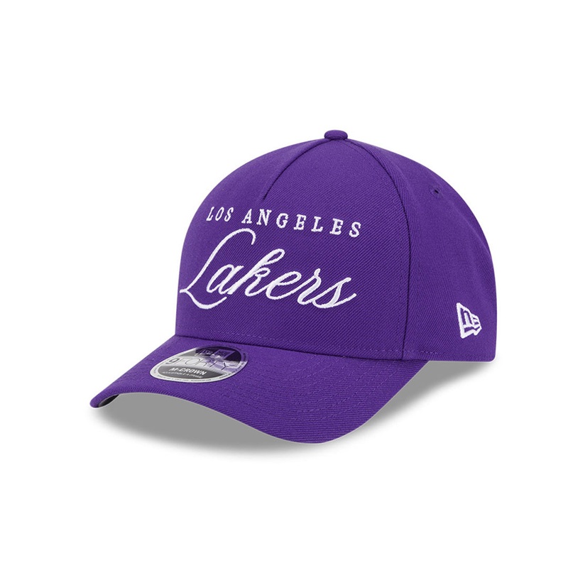 NBA LOS ANGELES LAKERS DRAFT PURPLE 9FORTY M-CROWN AF CAP
