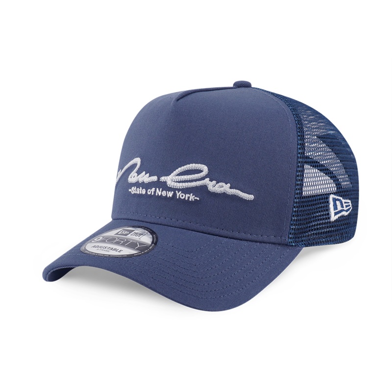 NEW ERA BASIC MUTED INDIGO 9FORTY AF TRUCKER CAP