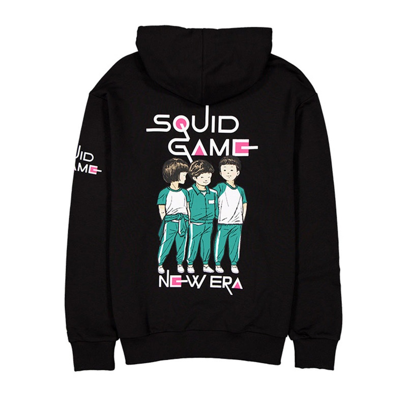 NEW ERA X NETFLIX SQUID GAME GRAPHIC BLACK OVERSIZED HODDIE