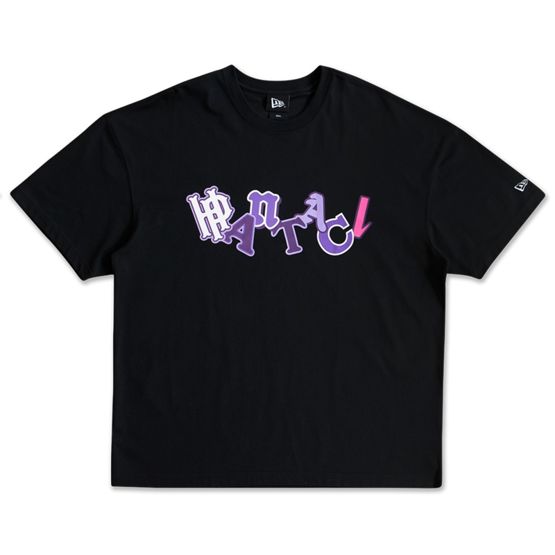 NEW ERA X PHANTACI HONG KONG EDITION BLACK OVERSIZED SHORT SLEEVE T-SHIRT