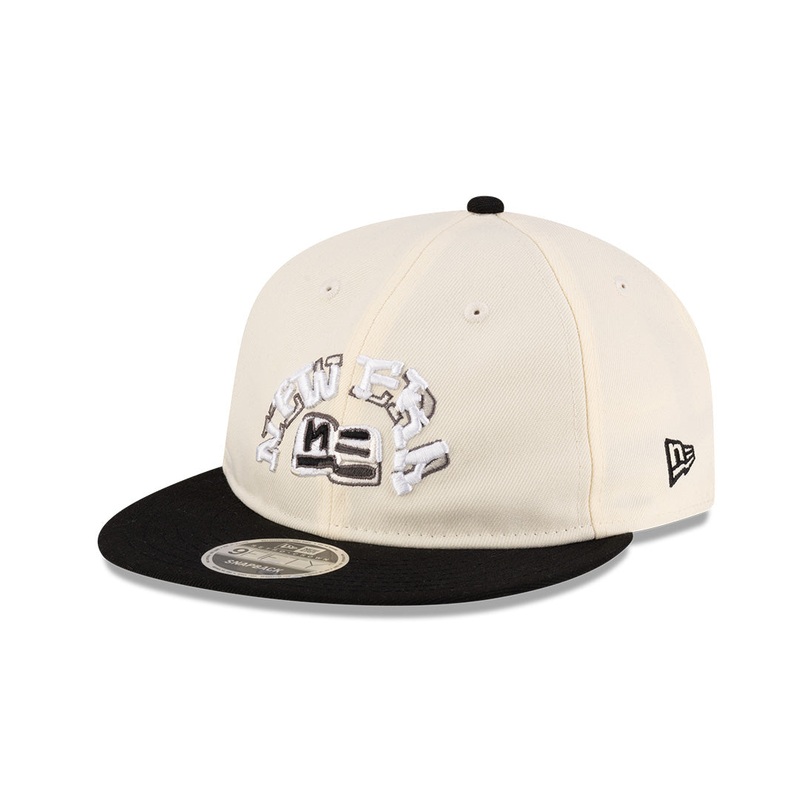 NEW ERA X SHOHEI OCHIAI 2-TONE BLACK VISOR WHITE RC 9FIFTY CAP