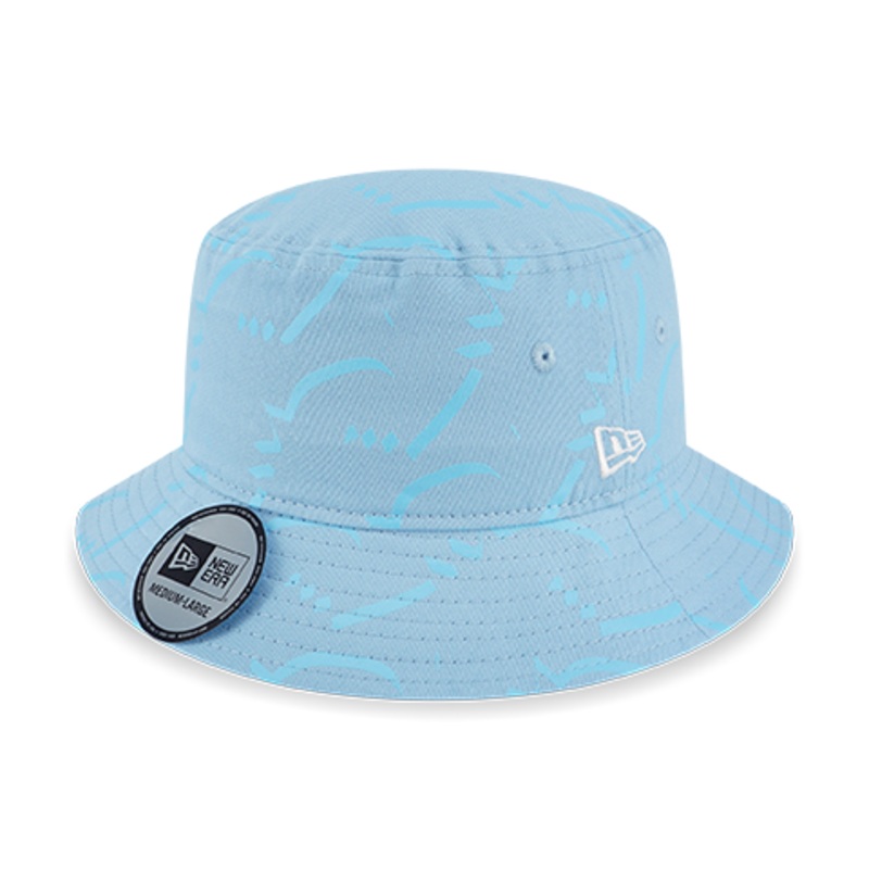 NEW ERA X SPORT B. ALL OVER PRINT BLUE BUCKET 01