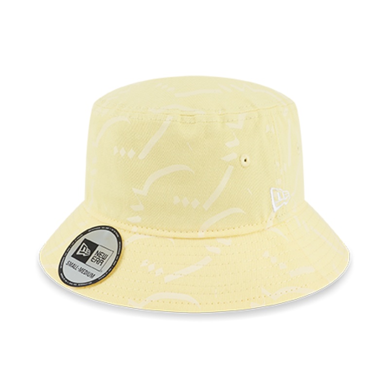 NEW ERA X SPORT B. ALL OVER PRINT YELLOW BUCKET 01