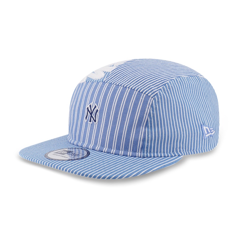 NEW YORK YANKEES PATCHWORK BLUE CAMPER CAP