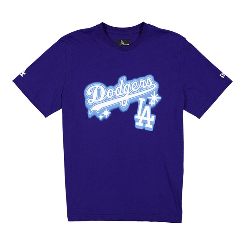 OVO X MLB LOS ANGELES DODGERS DARK ROYAL SHORT SLEEVE T-SHIRT