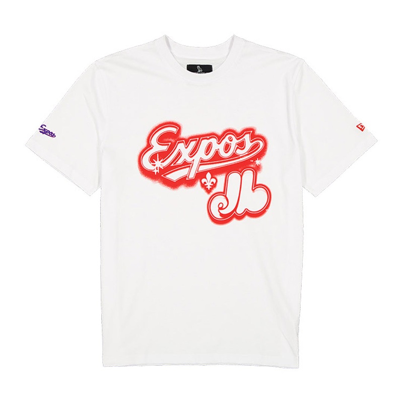 OVO X MLB MONTREAL EXPOS WHITE SHORT SLEEVE T-SHIRT