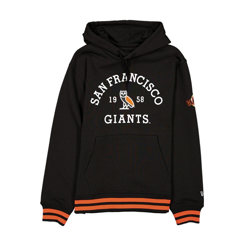 OVO X MLB SAN FRANCISCO GIANTS BLACK HOODIE