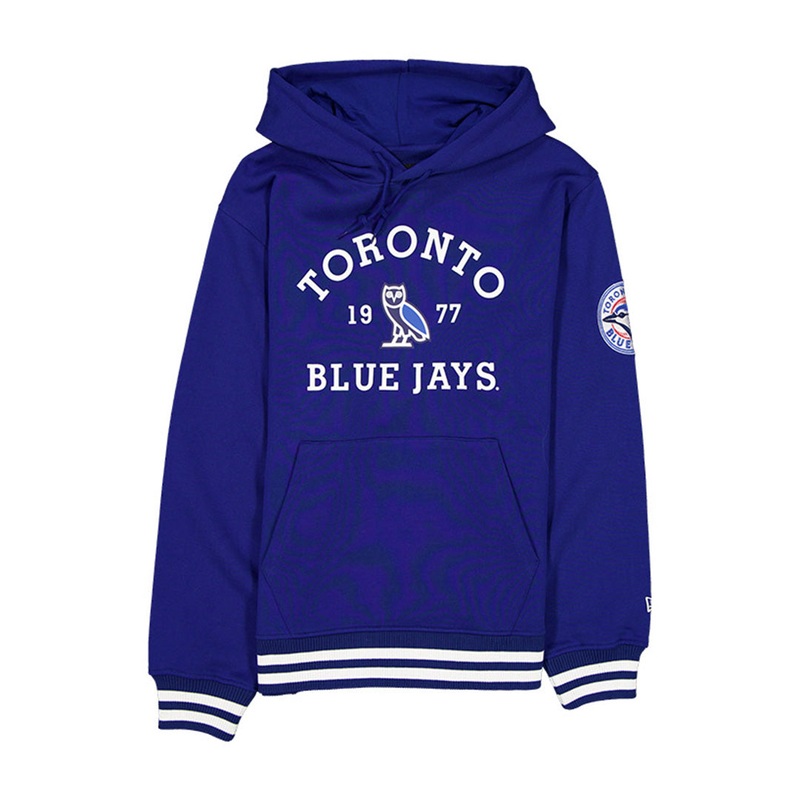 OVO X MLB TORONTO BLUE JAYS BLUE HOODIE