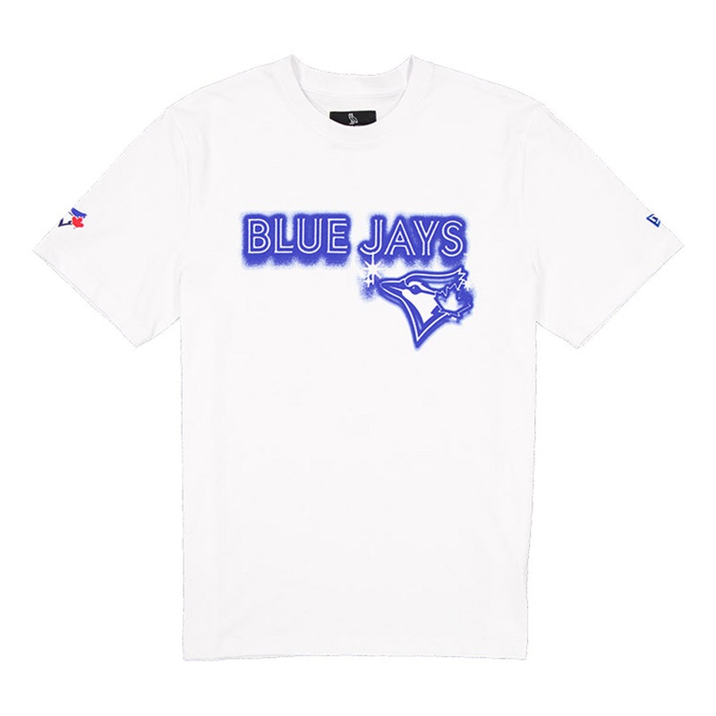 OVO X MLB TORONTO BLUE JAYS WHITE SHORT SLEEVE T-SHIRT