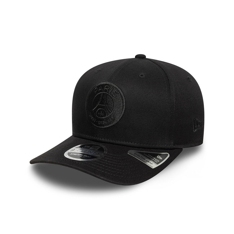 PARIS SAINT-GERMAIN F.C. TONAL BLACK 9SEVENTY STRETCH SNAP CAP