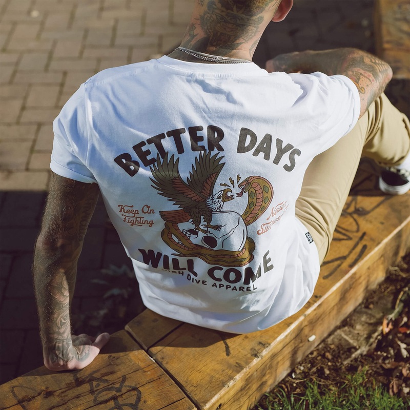 Better Days White Tee|XS|S|M|L|XL|XXL|3XL