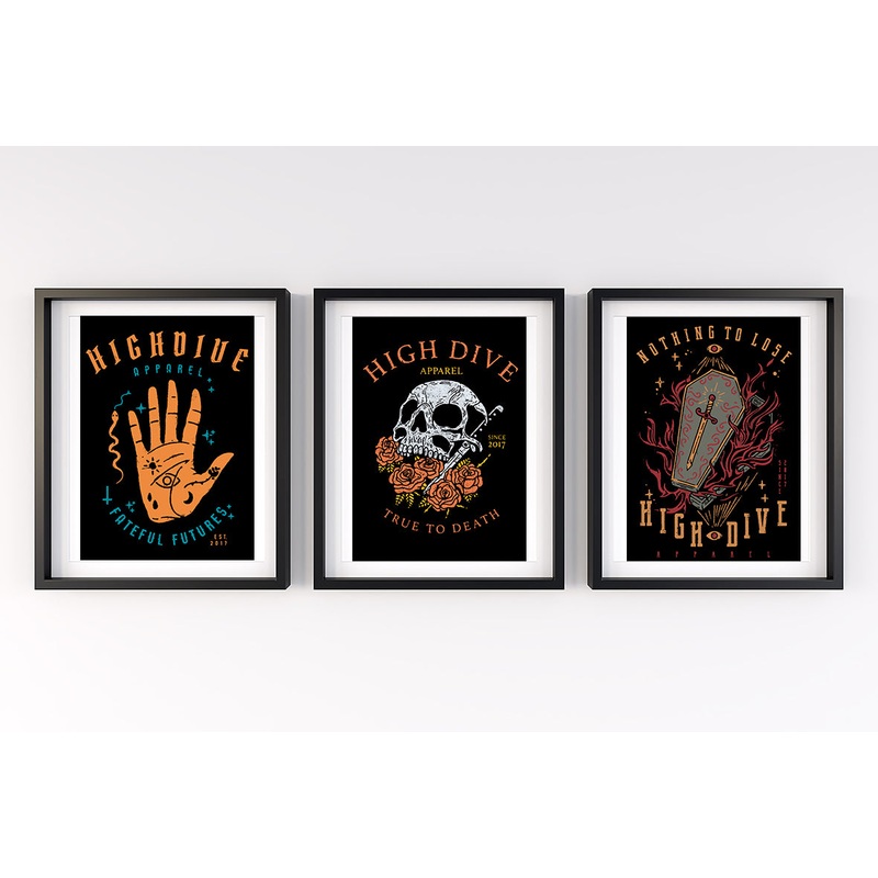 Estudiomiopia Set of 3 Art Prints
