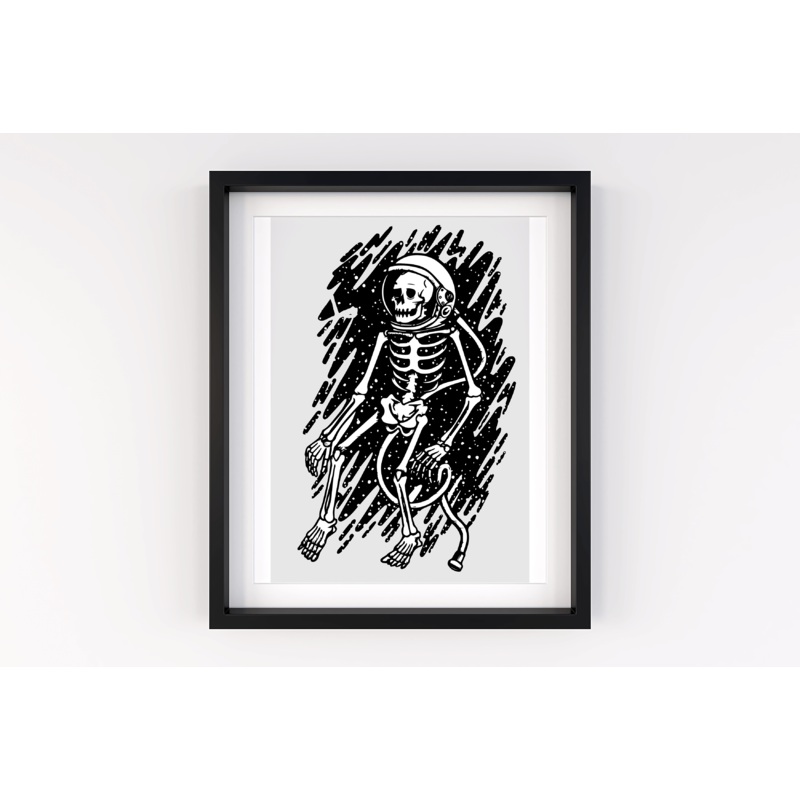 Lost In Space A4 Print