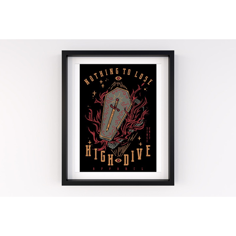 Nothing to lose A4 Print