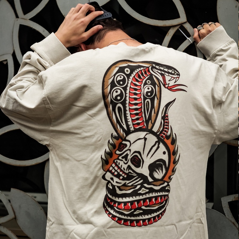 Psycho Serpent Heavy Long Sleeve