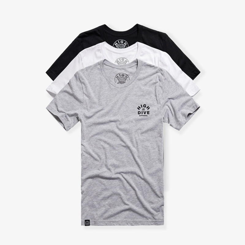 Staple Short Sleeve Tee|Black|Grey|White|S|M|L|XL|XXL