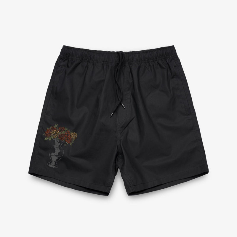 Tomorrow Black Beach Shorts|S-30|M-32|L-34|XL-36|XXL-38