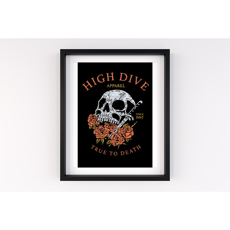 True to Death A4 Print