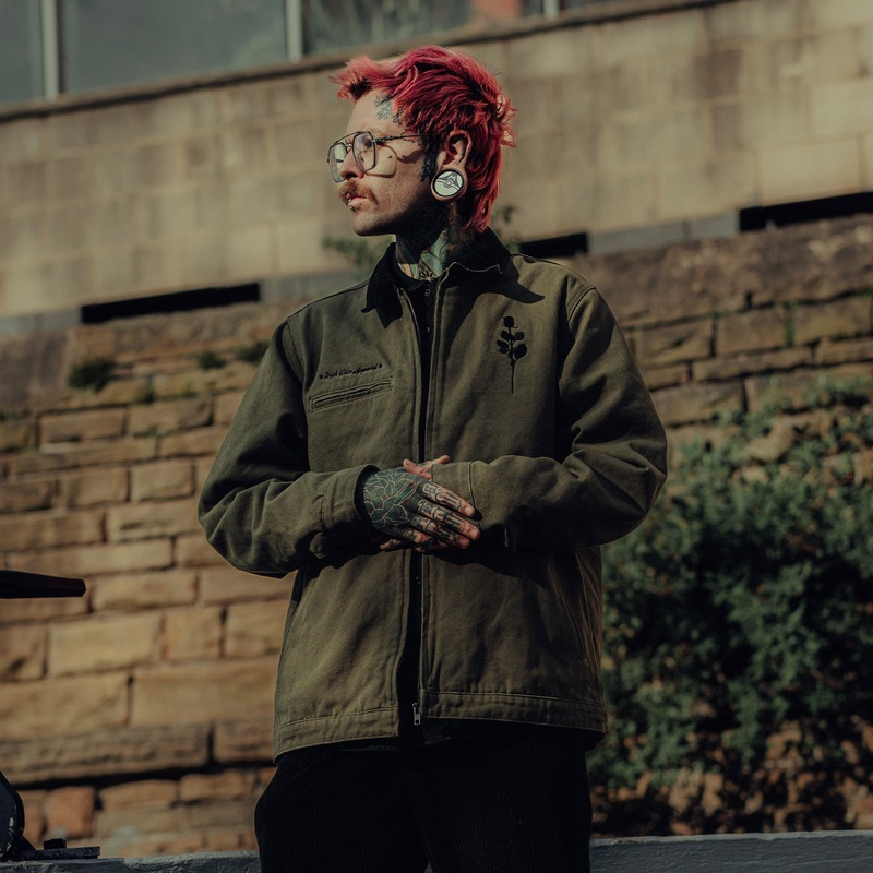 Army Green Cord Collar Jacket|XS|S|M|L|XL|XXL|3XL