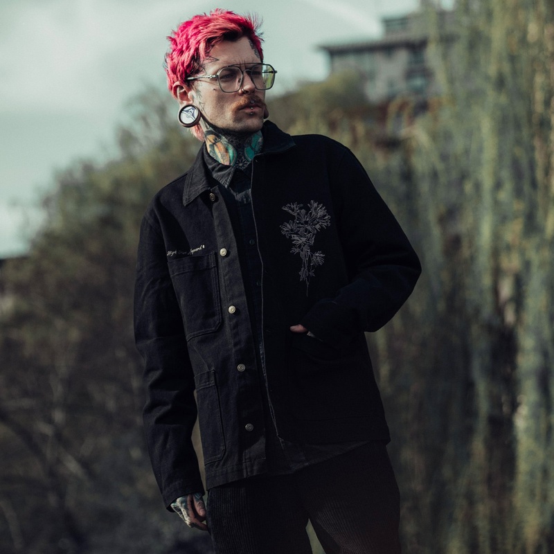 Black Canvas Chore Jacket|XS|S|M|L|XL|XXL|3XL