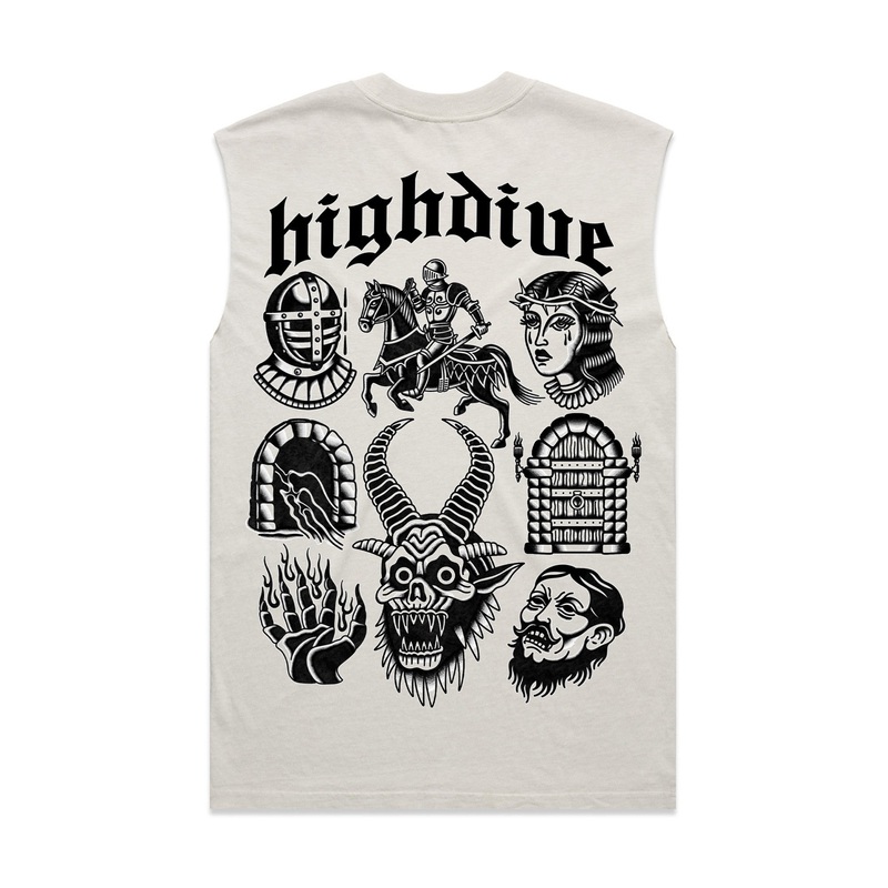 Ezra Flash Heavy Faded Bone Tank