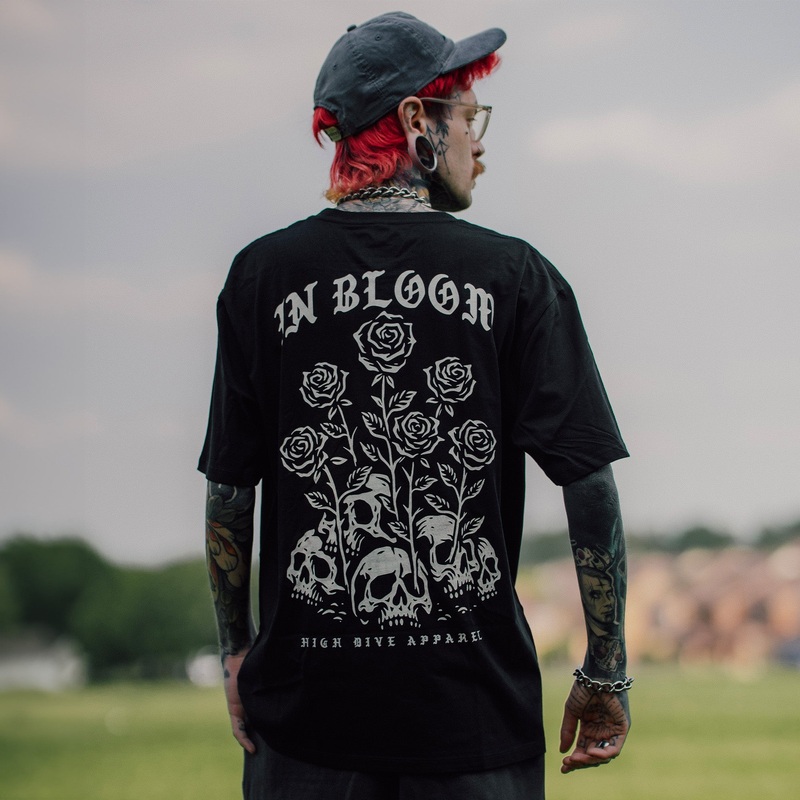 In Bloom Black T-Shirt|XS|S|M|L|XL|XXL|3XL