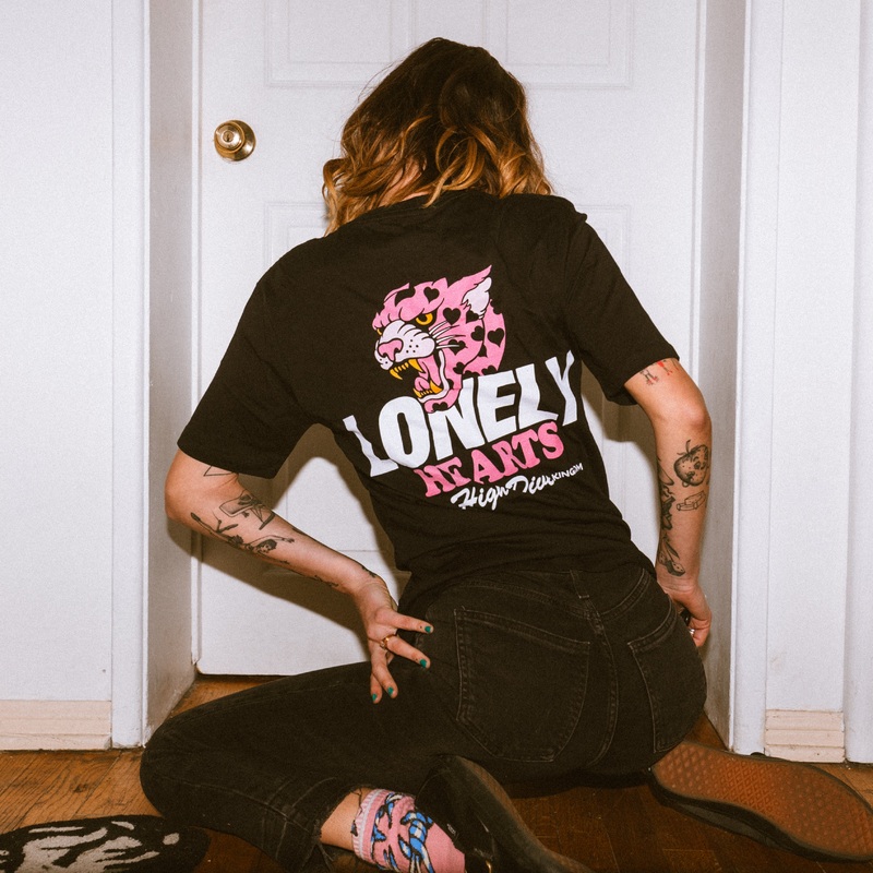 Lonely Hearts Black Tee|XS|S|M|L|XL|XXL|3XL