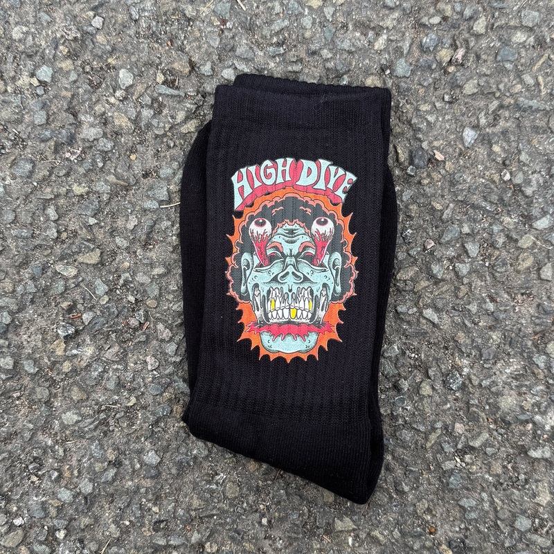 Madman Black Socks|5-8|9-12