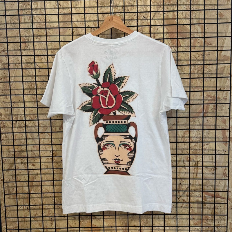 Painted Vase White T-Shirt|XS|S|M|L|XL|XXL|3XL