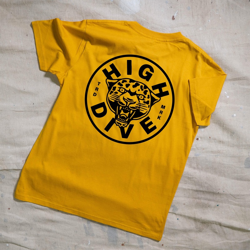 Panther Logo Mustard Tee|XS|S|M|L|XL|XXL|3XL