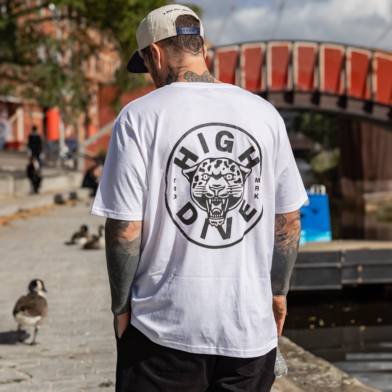 Panther Logo White Tee|XS|S|M|L|XL|XXL|3XL