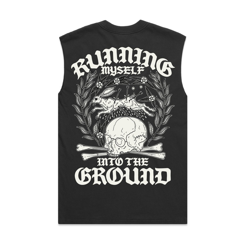 Running Myself Into The Ground Heavy Faded Tank