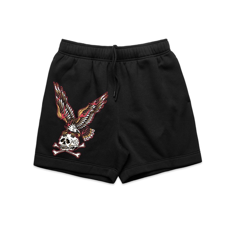 Skull & Eagle Relax Track Shorts