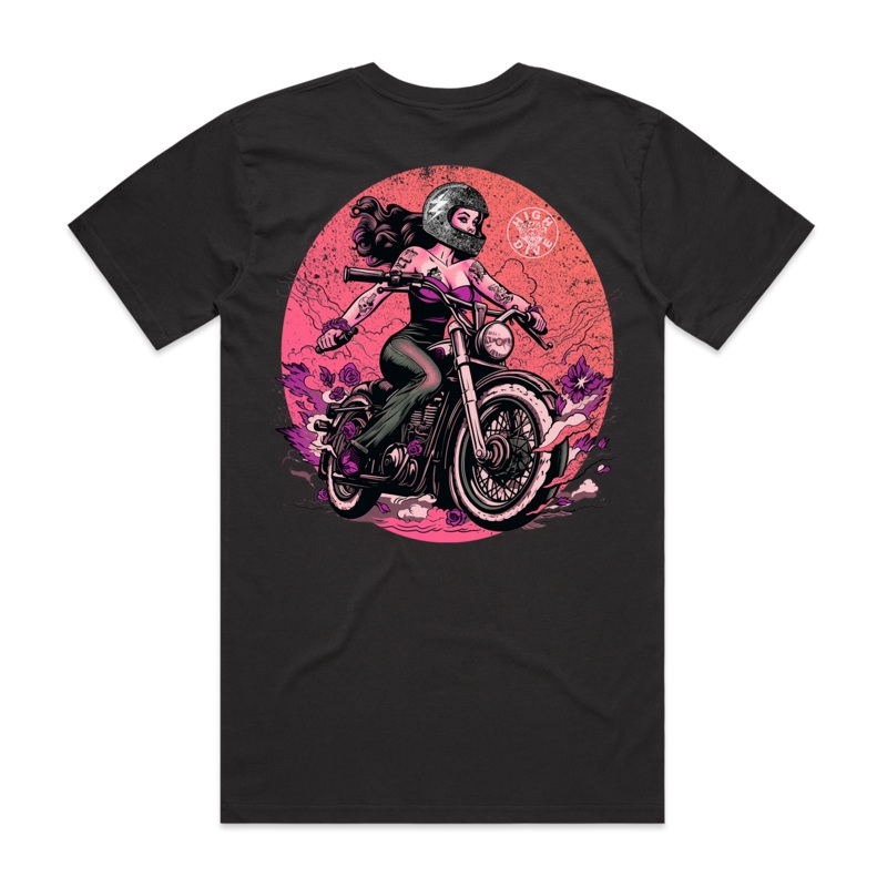 Spitfire X  Collaboration Black T-Shirt Ride The Storm
