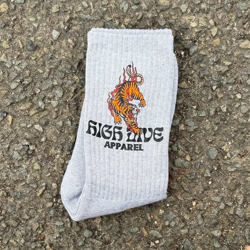 Strike First Grey Socks|5-8|9-12