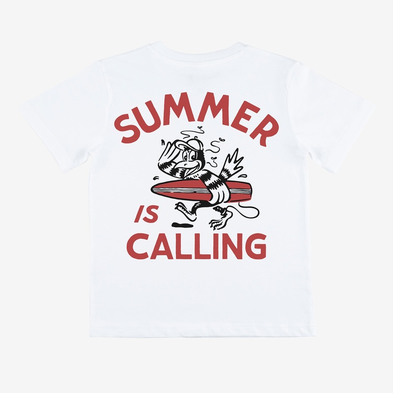 Summer Is Calling Kids Tee|4|6|8|10|12