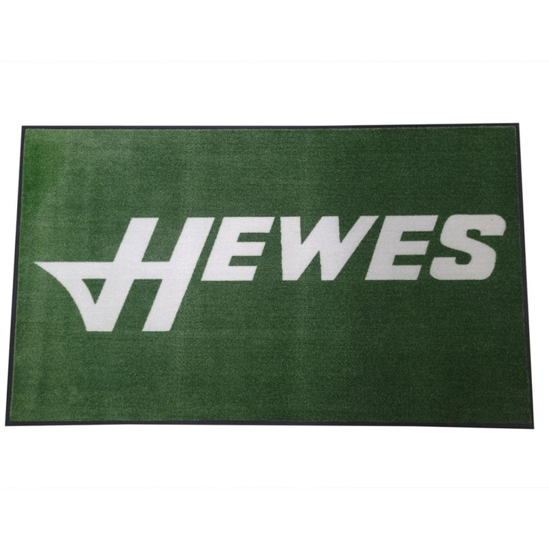 Hewes Floor Mat 3’x 5′ – Green/Grey