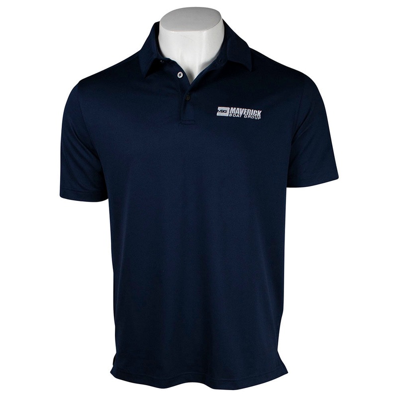 Maverick Navy Stretch Polo|S|M|L|XL|2XL|3XL