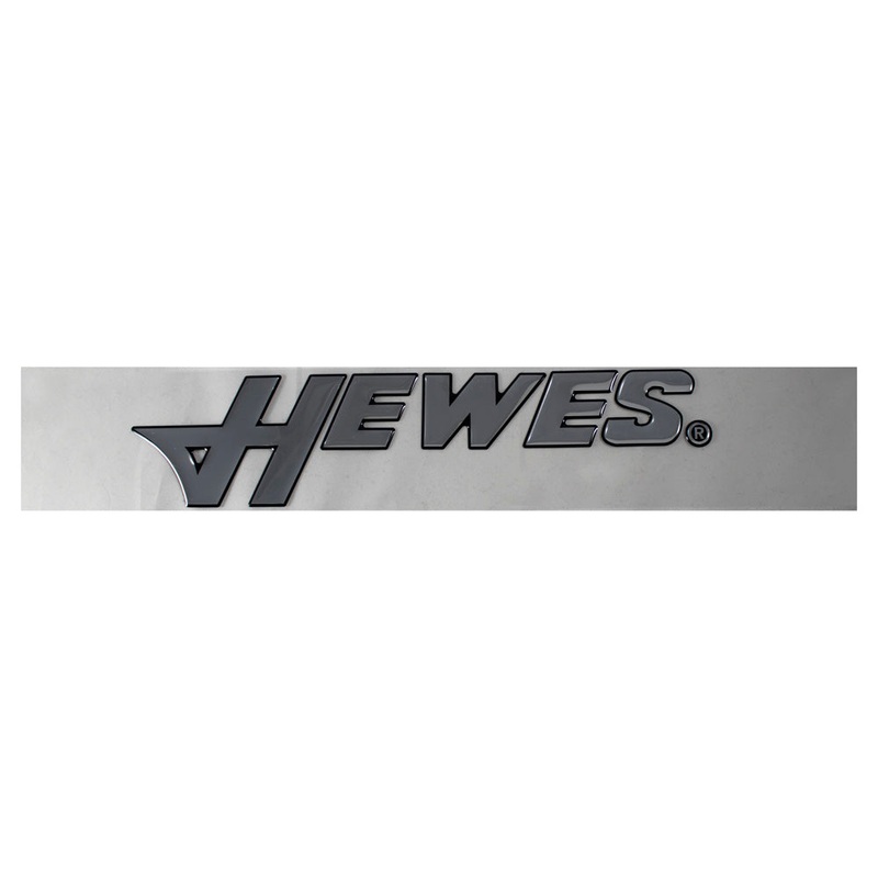 Hewes Chrome Domed Decal|6″|12″