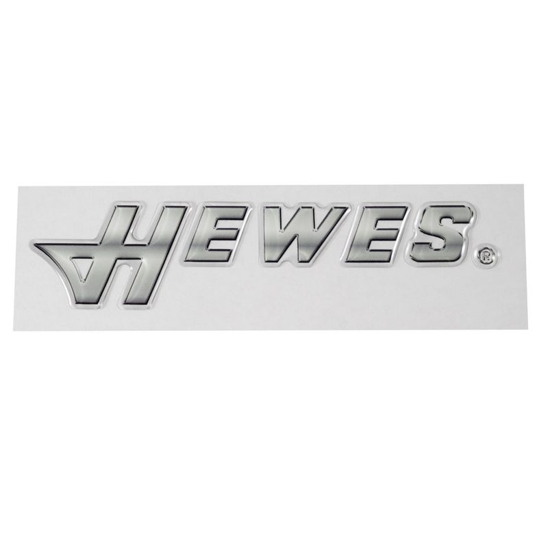 Hewes Grey Domed Decal|6″|12″