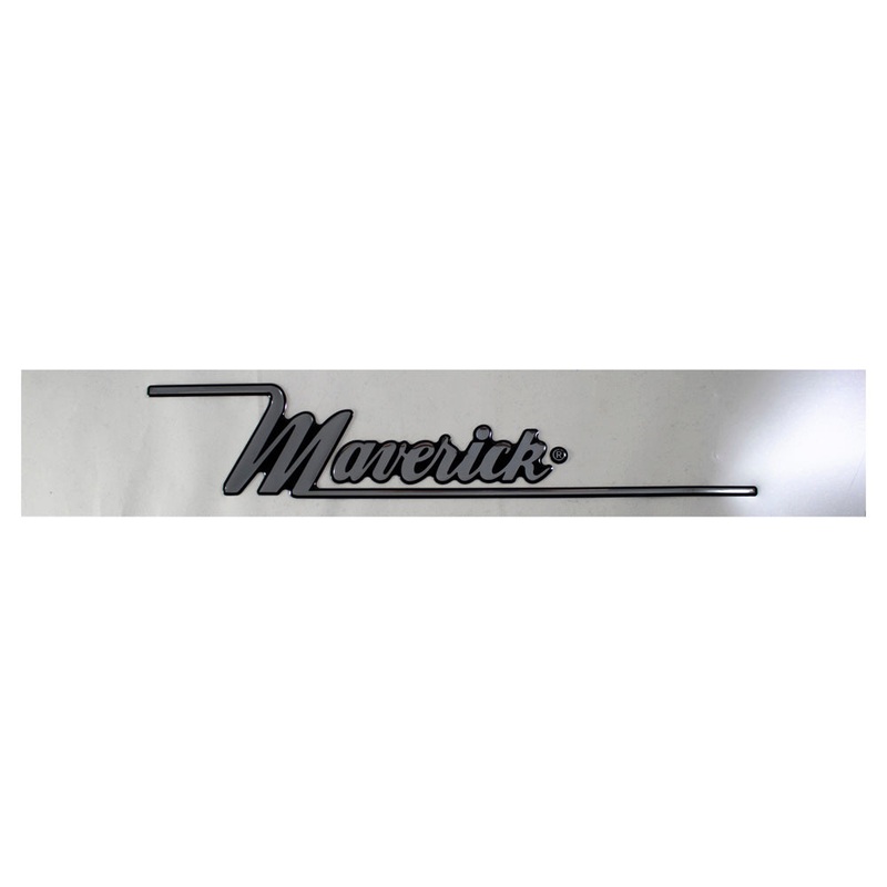 Maverick Chrome Domed Decal|6″|12″
