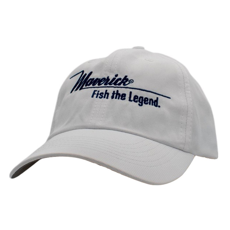Maverick Fish The Legend Original White Performance Cap