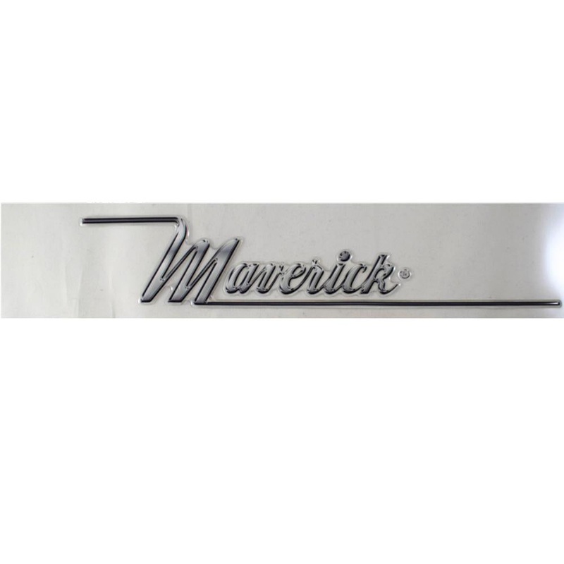 Maverick Grey Domed Decal|6″|12″