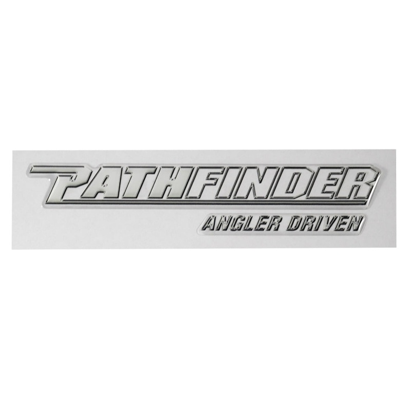 Pathfinder Grey Domed Decal|6″|12″