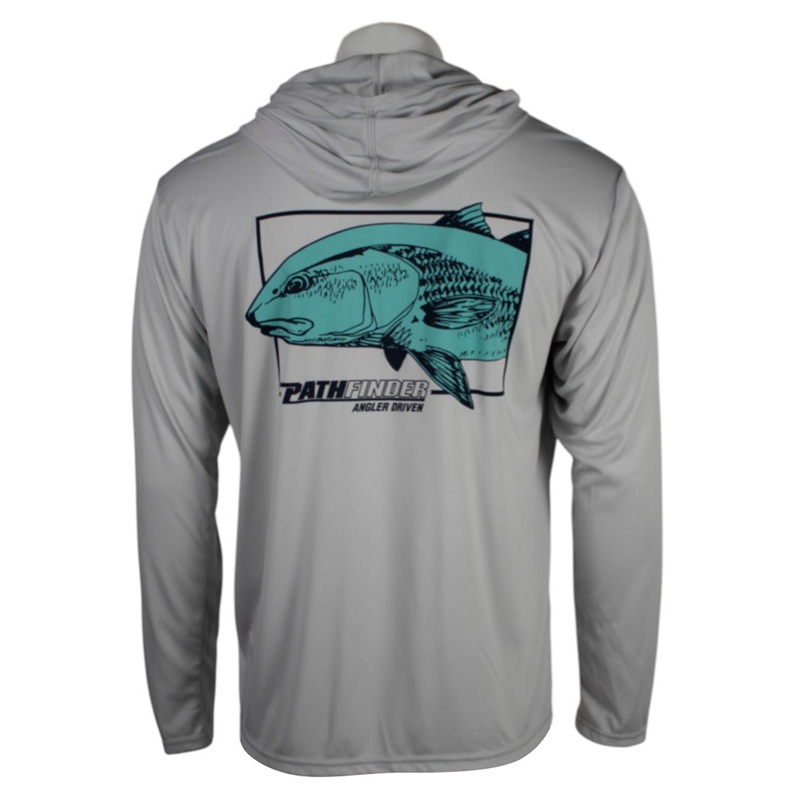 Pathfinder Redfish Performance Hooded Long Sleeve